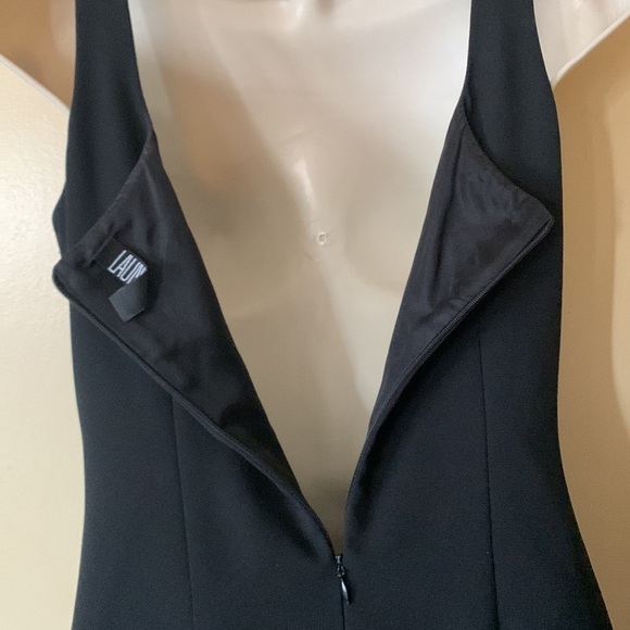 Laundry by Shelli Segal black dress w floral size 4 - Picture 6 of 10